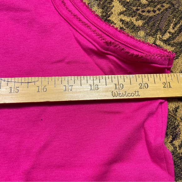 Crystal‎ Kobe Womens Pink Button Tank Top Size L NWT - Picture 3 of 5